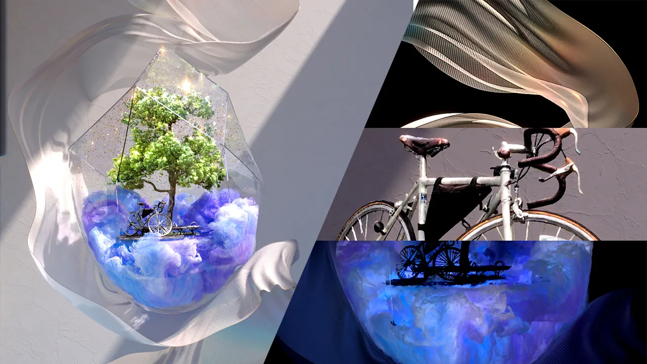 Autodesk 3ds Max × tyFlow × V-Ray エフェクト制作のケイパビリティ06