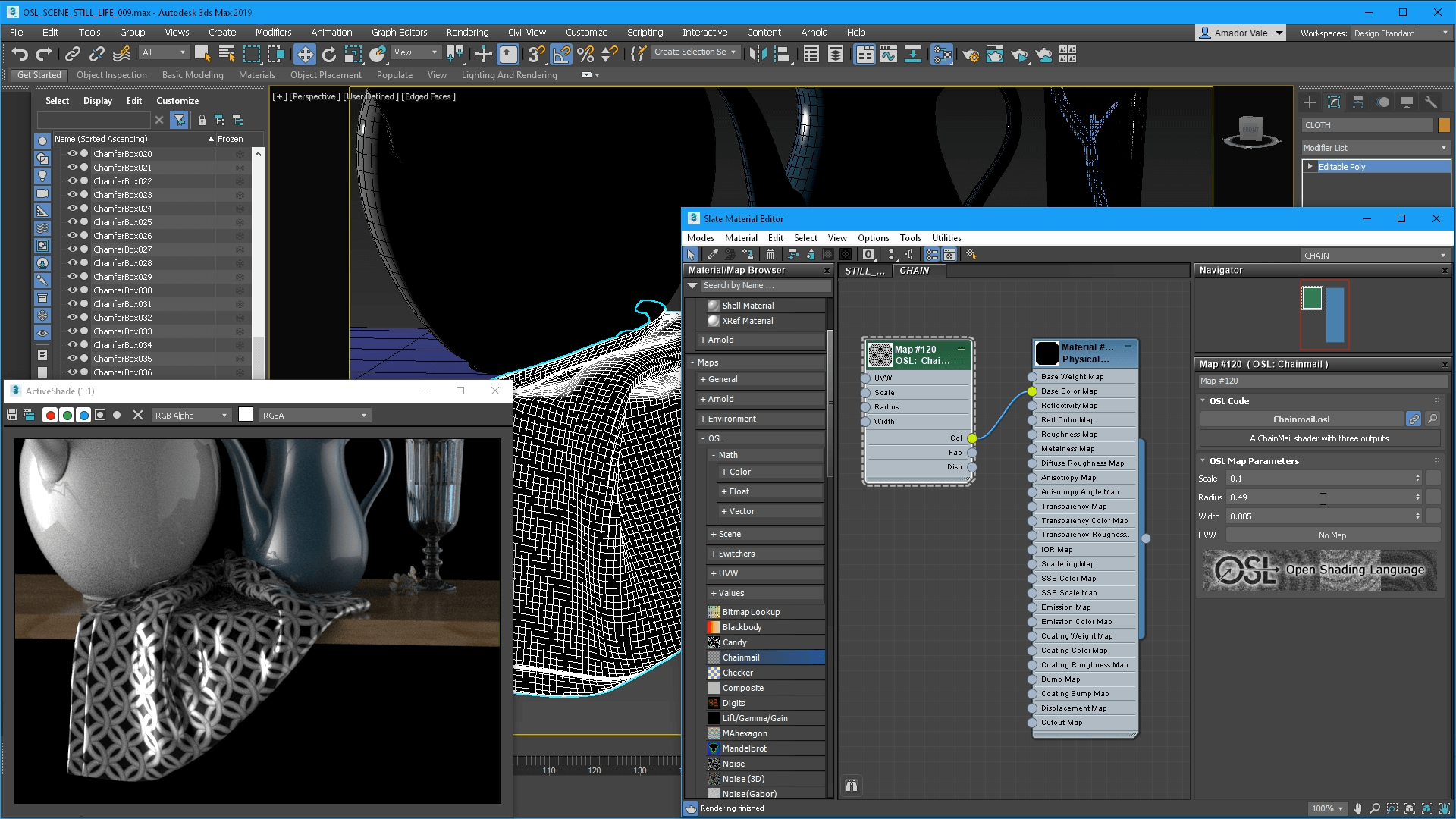 OSL マップおよび Open Shading Language