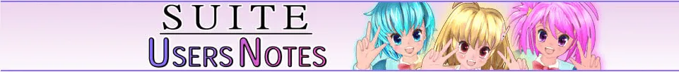 SUITE USERS NOTES